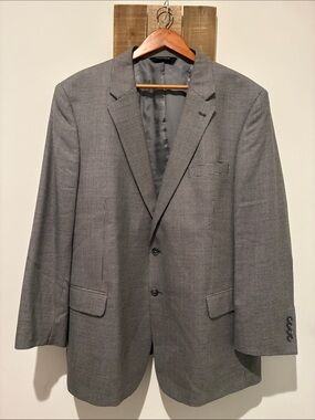 Jos. A. Bank Gray Micro-Check Sport Coat